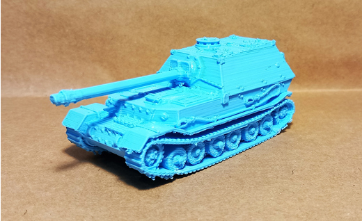 ASKERİ ARAÇ 3D BASKI Hobi : AA-0177 1/87 Elefant-3