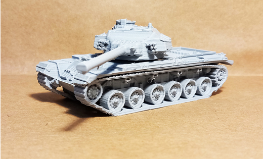 ASKERİ ARAÇ 3D BASKI Hobi : AA-0187 1/72 Centurion 35