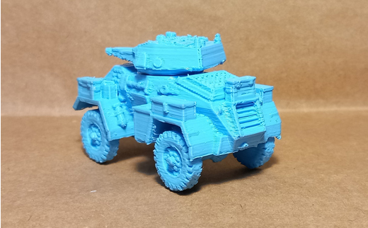 ASKERİ ARAÇ 3D BASKI Hobi : AA-0197 1/72 Humber MK-II Fox