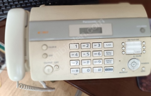 Panasonic  Panasonic  Fax  Elektronik Eşya : Panasonic fax ve telefon makinesi 