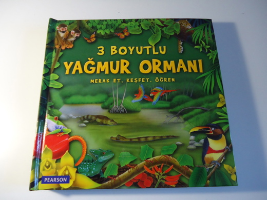 Tom Connell Çocuk Kitabı 3 Boyutlu Yağmur Ormanı Pearson Yeni, Tom Connell