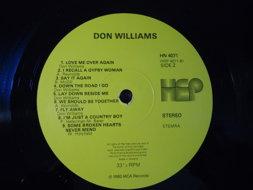 Don Williams A Touch of Don Williams Plak Müzik, Film (Plak,Cd, Dvd) : Don Williams - A Touch of Don Williams LP Tertemiz