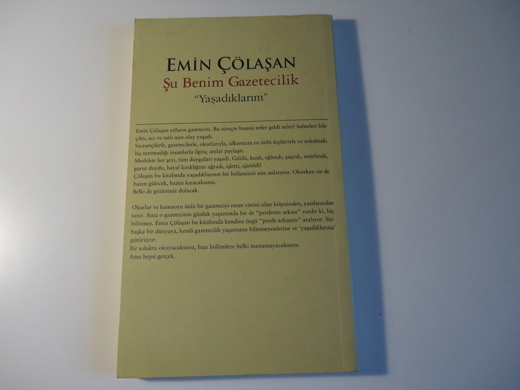 Şu Benim Gazetecilik Yaşadıklarım  Emin Çölaşan Anı Kitap, Dergi : Emin Çölaşan - Şu Benim Gazetecilik Yaşadıklarım 