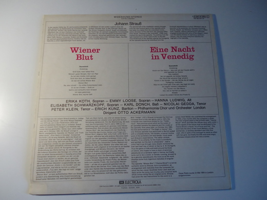 Johann Strauss Plak Müzik, Film (Plak,Cd, Dvd) : Johann Strauss Operetlerinden Kesitler LP