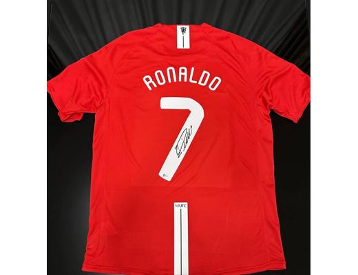 Jersey CRISTIANO RONALDO El İmzalı BAS Doğrulaması