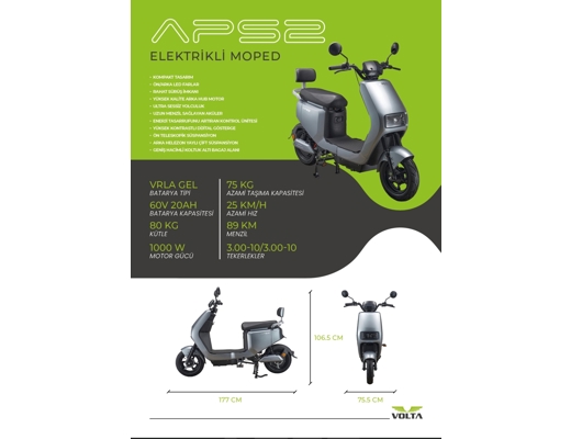 Apec APS2+ moped Spor Eşyaları : Apec APS2+