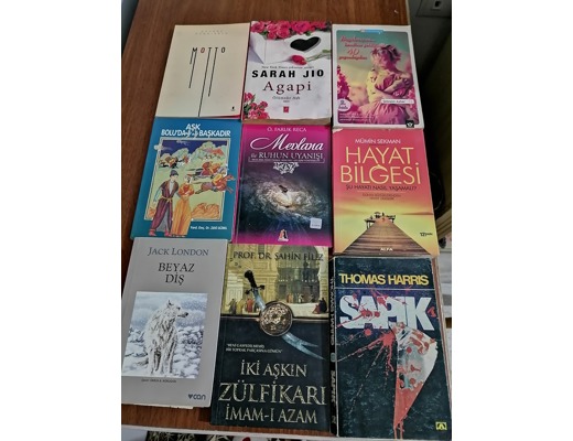 Kitap, Dergi : 4 kitap 100 tl