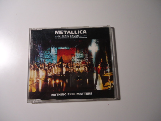 Metallica Nothing Else Matters Cd Metallica CD Single Nothing Else Matters Temiz