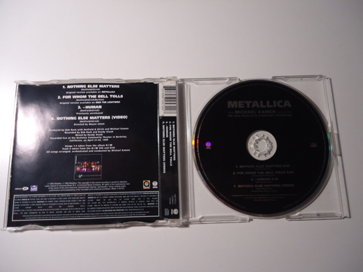 Metallica Nothing Else Matters Cd Müzik, Film (Plak,Cd, Dvd) : Metallica CD Single Nothing Else Matters Temiz