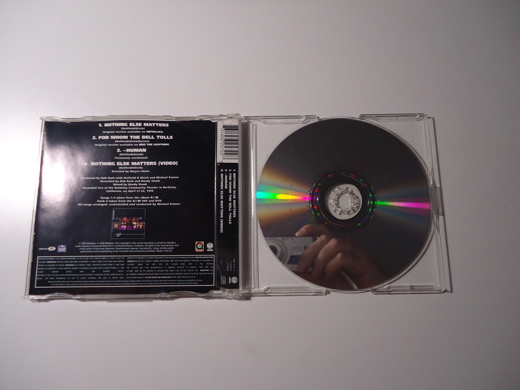 Metallica Nothing Else Matters Cd Müzik, Film (Plak,Cd, Dvd) : Metallica CD Single Nothing Else Matters Temiz