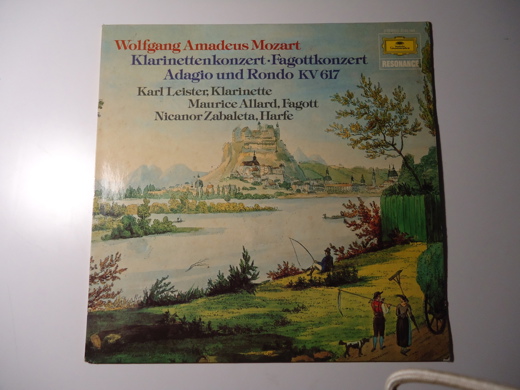 Wolfgang Amadeus Mozart  Plak Wolfgang Amadeus Mozart Klarnet ve Fagot Konseri , Plak