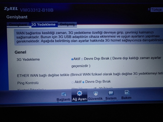 3312-B10B Zyxel  Bilgisayar : TurkTelekom TTNet Zyxel 3312-B10B Vdsl2 Modem