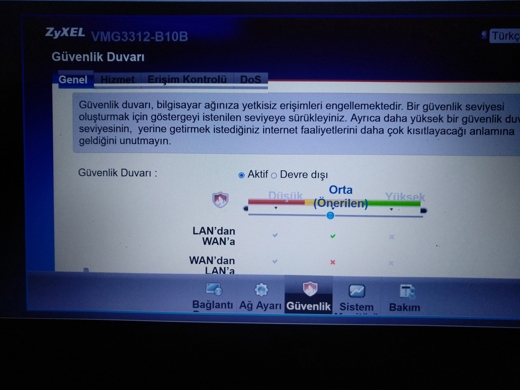 3312-B10B Zyxel  Bilgisayar : TurkTelekom TTNet Zyxel 3312-B10B Vdsl2 Modem