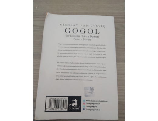 Kitap, Dergi : gogol bir delinin hatıra defteri