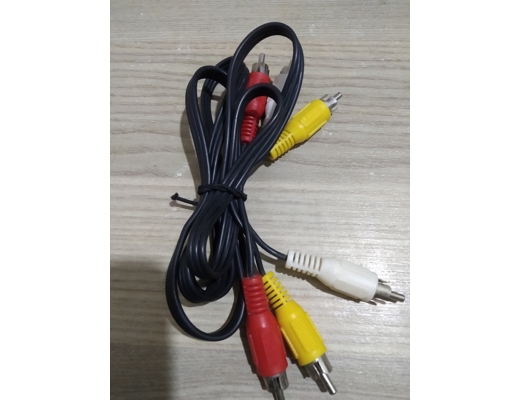 elektronik eya 3 rca to 3 rca ses ve grnt kablosu