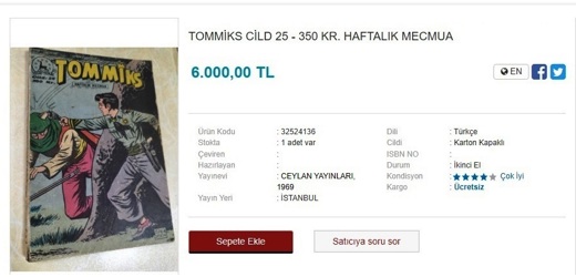 tommiks, pdf, kitap, dergi tommiks izgi romanlar 