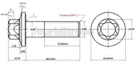 Vasıta, Oto Diğer Yedek Parçalar, Gm, Opel M10x40 Torx Civata 2005440 11094021 Vectra