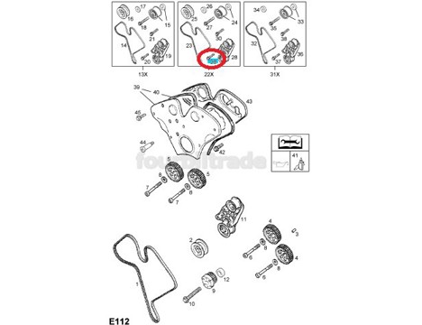 Vasıta, Oto Diğer Yedek Parçalar, Gm, Opel M10x40 Torx Civata 2005440 11094021 Vectra
