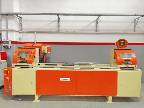 İş Makineleri, Komple Pvc Makinaları, Anadolu Makina , Pvc Makini , Pvc Çift Kafa Kesim Makinası Otomatik Diljital