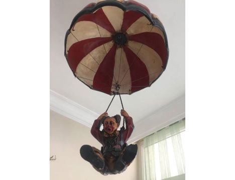 Antika Eşya, Diğer Antikalar, Balkabagi Paraşüt, Demir Uzerine Alçı Palyaço.