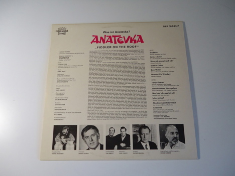 Müzik, Film (Plak,Cd, Dvd), Dizi, Film Müzikleri, Shmuel Rodensky, Fiddler On The Roof, Damdaki Kemancı Almanca Lp Tertemiz