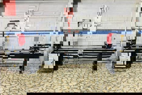 İş Makineleri, Kesme Makinaları (Pvc), Teknik Makina, Dijital Ekran Çift Köşe Kesim Pvc Makinaları