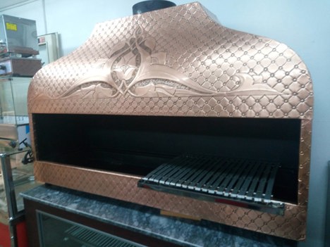 Dükkan, Ofis Eşyaları, Ocakbaşı Mangalı, Ocakbası, Bakir Mangal, Bakır Mangal, 150 Cm Bakır Ocakbaşı