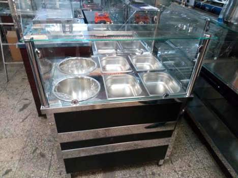 Dükkan, Ofis Eşyaları, Saladbar, Benmari, İmalattan 6 Küvetlı Yemek Tezgahı