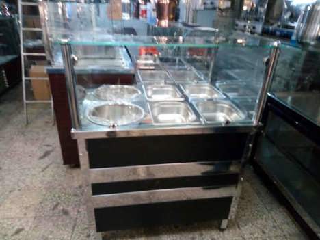 Dükkan, Ofis Eşyaları, Saladbar, Benmari, İmalattan 6 Küvetlı Yemek Tezgahı