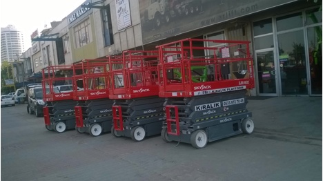 İş Makineleri, Kiralık Makaslı Platform Manlift