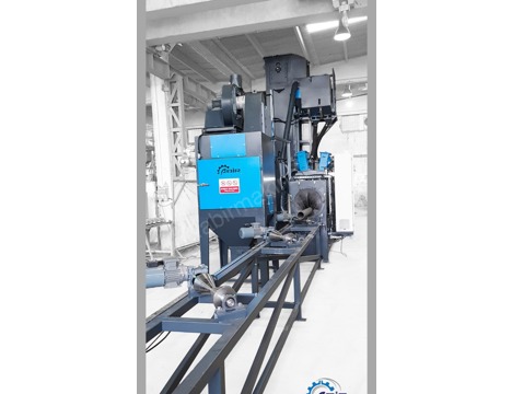İş Makineleri, Kumlama Makinaları, Abir Makine, Abir Makine A.Ş, 1000 Mm Çap Boru Kumlama Makinesi