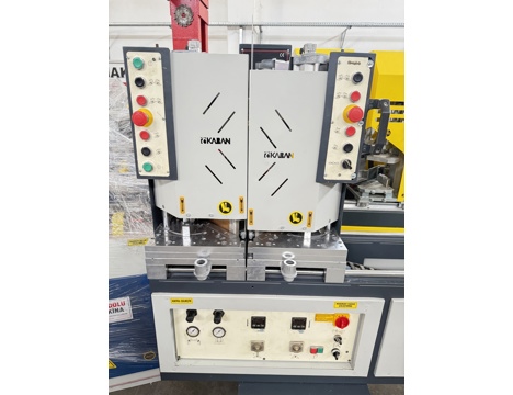 İş Makineleri, Kaynak Makinaları (Pvc), Kaban Makina, Pvc Makinaları , Kaban Marka Pvc Çift Kafa Kıl Kaynak Makinası