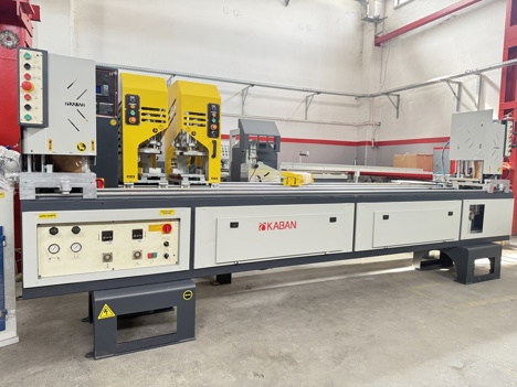 İş Makineleri, Kaynak Makinaları (Pvc), Kaban Makina, Pvc Makinaları , Kaban Marka Pvc Çift Kafa Kıl Kaynak Makinası