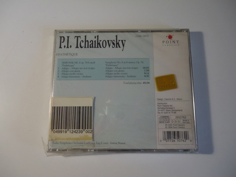 Müzik, Film (Plak,Cd, Dvd), Klasik Müzik, Tchaikovsky Pathetique Cd Sıfır Ambalajında