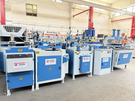 İş Makineleri, Komple Pvc Makinaları, Anadolu Makina , Pvc Makinaları , Pvc ?Makinaları Kıl Kaynaklı 5 Li Set Bakımlı