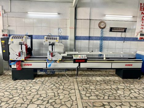 İş Makineleri, Kesme Makinaları (Pvc), Kaban Makine, Kaban Marka Çift Köşe Kesim Pvc Makinaları