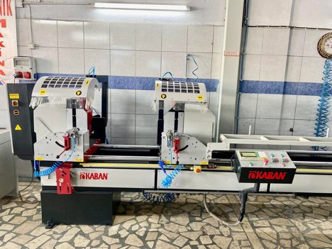 İş Makineleri, Kesme Makinaları (Pvc), Kaban Makine, Kaban Marka Çift Köşe Kesim Pvc Makinaları