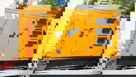 İş Makineleri, Aef Power, Aef R 70, Dizel Jeneratör, 2.El 70Kva Kabinli Otomatik Jeneratör