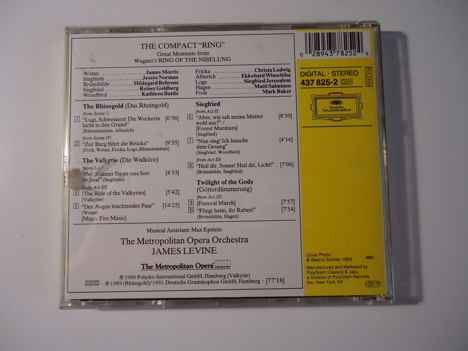 Müzik, Film (Plak,Cd, Dvd), Opera, Richard Wagner The Compact Ring Cd Tertemiz