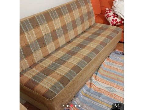 Ev, Bahçe Eşyaları, Diğer Ev Eşyaları, Çekyat Kanepe , Kanepe Çekyat Pazarlık Payı Var Turuncu Kahverengi