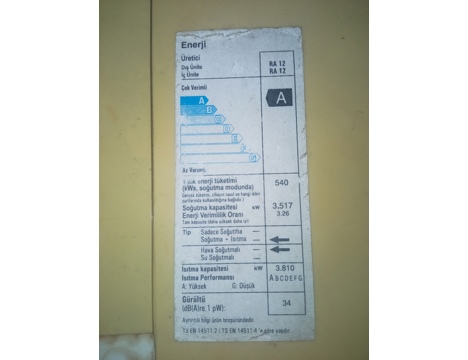 Beyaz Eşya, Demrad Ra 12, Duvar Tipi Split Klima, Demrad Marka Klima Bu Fiyata Yok!