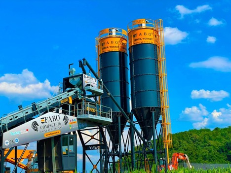 İş Makineleri, Beton Santralleri, Fabo, Compact-60 Beton Santrali