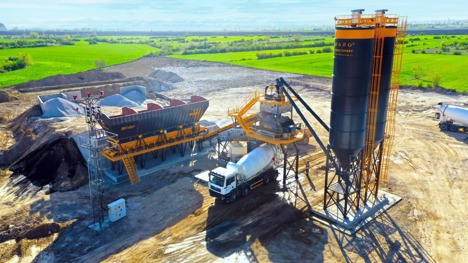 İş Makineleri, Beton Santralleri, Fabo, Compact-120 Yeni Nesil Beton Santrali