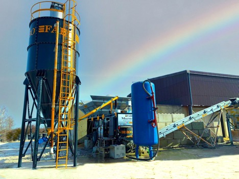 İş Makineleri, Beton Santralleri, Fabo, Mobil Beton Santralleri, Mınımıx-30 Mobil Beton Santrali 30 M3