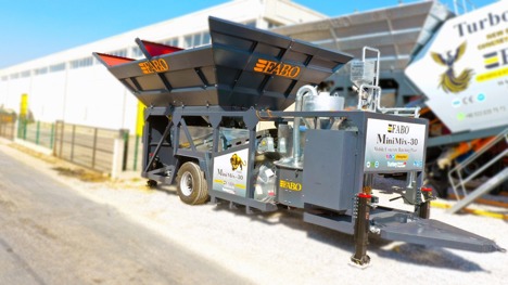 İş Makineleri, Beton Santralleri, Fabo, Mobil Beton Santralleri, Mınımıx-30 Mobil Beton Santrali 30 M3