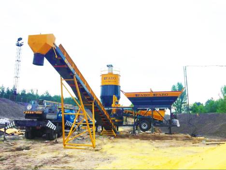 İş Makineleri, Beton Santralleri, Fabo, Mobil Beton Santralleri, Mınımıx-30 Mobil Beton Santrali 30 M3