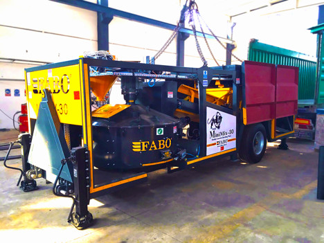 İş Makineleri, Beton Santralleri, Fabo, Mobil Beton Santralleri, Mınımıx-30 Mobil Beton Santrali 30 M3