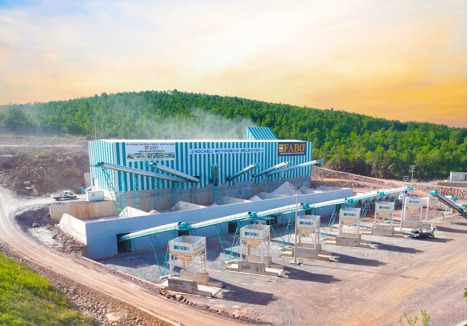 İş Makineleri, Kırıcılar (Madencilik), Fabo, 400 Tph, Kırma Eleme Tesisi , 400 Ton/Saat Kapasiteli Sabit Kırma Eleme Tesisi