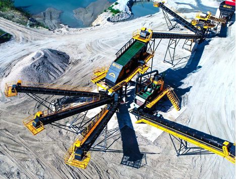 İş Makineleri, Kırıcılar (Madencilik), Fabo, 200-350 Tph, Kırma Eleme Tesisi , 200-350 T/S Sabit Eleme ve Yıkama Tesisi