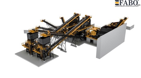 İş Makineleri, Kırıcılar (Madencilik), Fabo, 500 Tph, Sabit 500 T/H Kırma Eleme Tesisi | Stokta Hazır